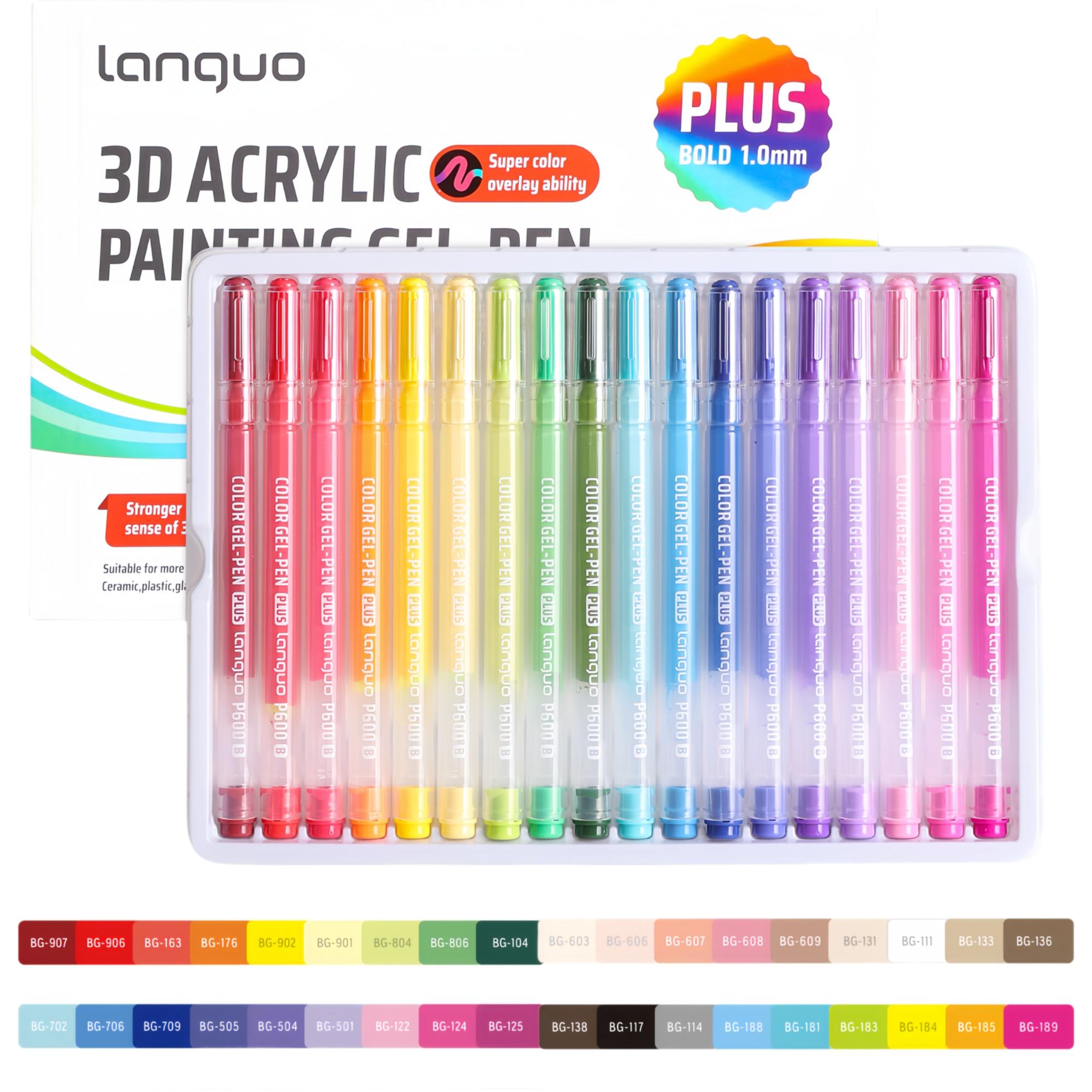 Copic Marker Sketch - Набор акриловых маркеров Languo 54 цвета