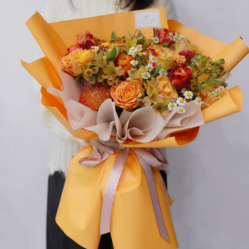 Однотонная бумага в Корейском  – обзор и цена Florist Supply Paper