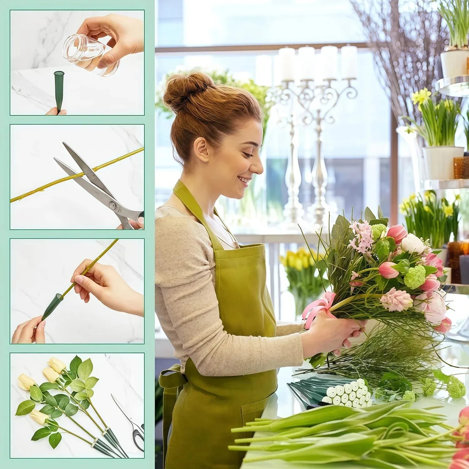 Высококачественные 60 шт. цвет – обзор и цена Quality Florist Supply